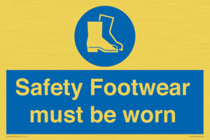Safety Footwear must be worn